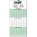 3 Month Wall Calendar w/ Tinned Top (1 Color)